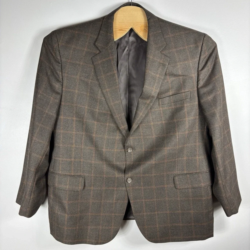 Cremieux Collection Men's 52R Loro Piana 100% Wool Denverwood Sport Coat Blazer